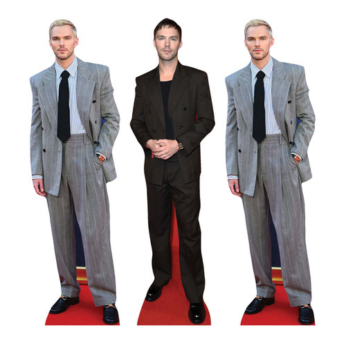 Nicholas Hoult Table Top Cardboard Cutouts - Pack of 3