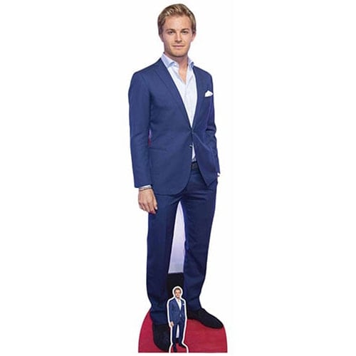 Nico Rosberg Red Carpet Lifesize Cardboard Cutout 177cm Product Gallery Image