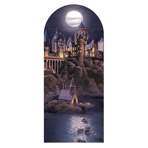Nighttime Hogwarts Harry Potter Single Backdrop Cardboard Cutout 185cm