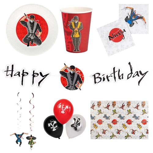 Ninja 8 Person Deluxe Party Pack