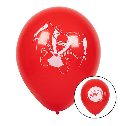 Ninja Air Fill Latex Balloons 25cm / 10 in - Pack of 6 Product Gallery Image