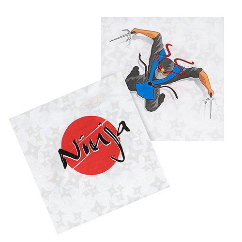 Ninja Luncheon Napkins 33cm 3 Ply - Pack of 20