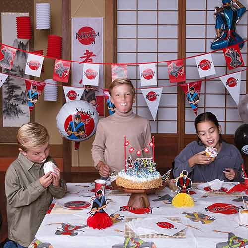 Ninja Round Paper Plates 23cm - Pack of 8 Product Gallery Image