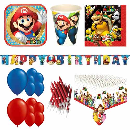 Nintendo Super Mario 16 Person Deluxe Party Pack         Product Image