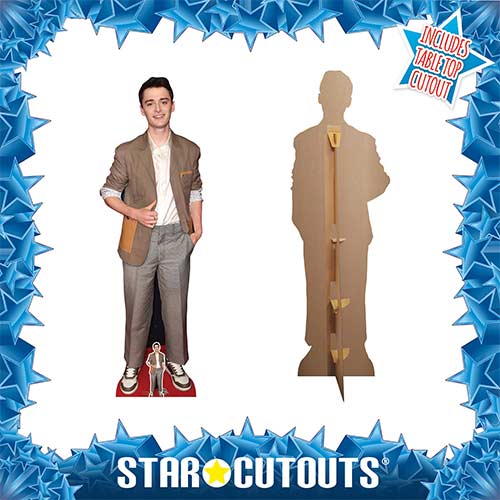 Noah Schnapp Brown Suit Lifesize Cardboard Cutout 176cm Product Gallery Image