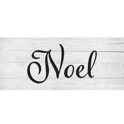 Noel Wooden Effect Christmas PVC Party Sign Decoration Product Image