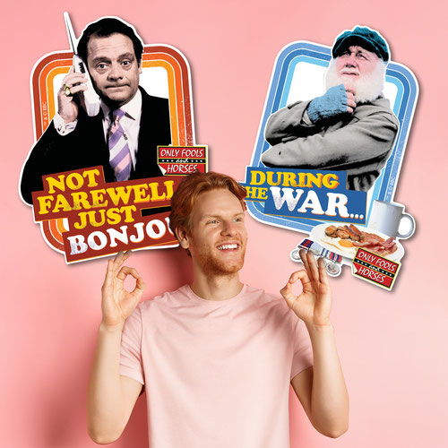 Not Farewell Just Bonjour and During the War Only Fools and Horses Wall Art Cardboard Cutouts - Pack of 2 Product Gallery Image