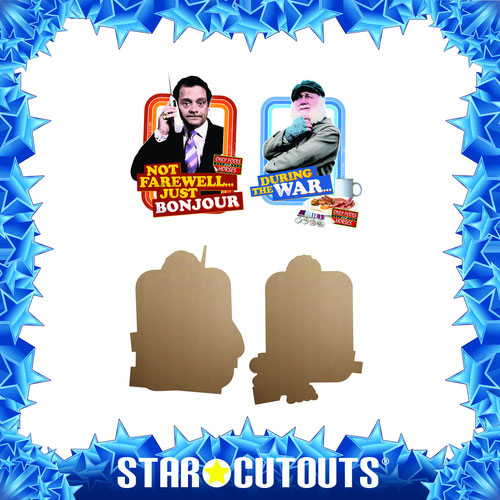 Not Farewell Just Bonjour and During the War Only Fools and Horses Wall Art Cardboard Cutouts - Pack of 2 Product Gallery Image