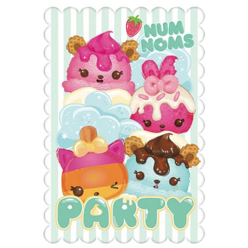 Num Noms Invitations With Envelopes - Pack of 8 Product Image