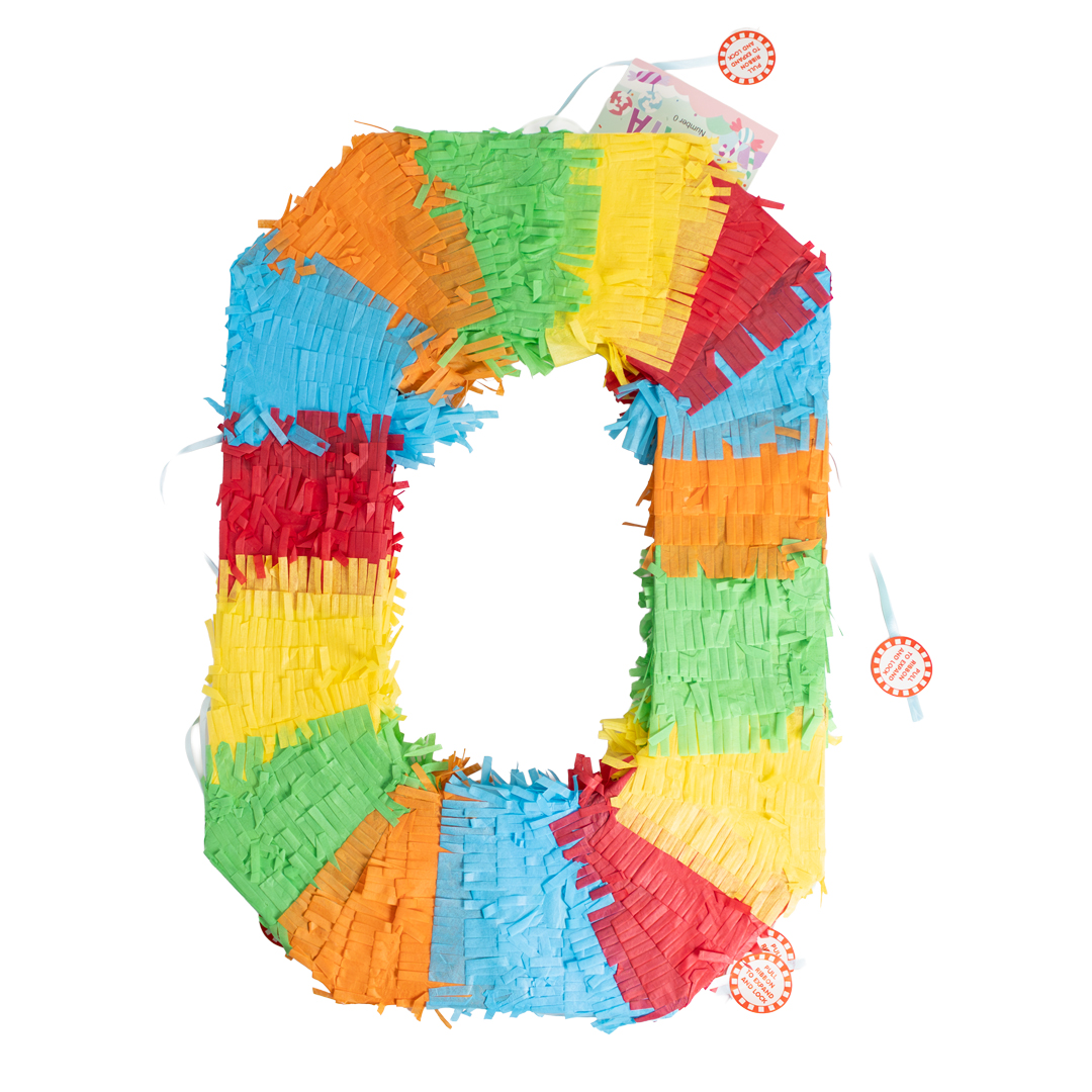 Number 0 Pinata 49cm