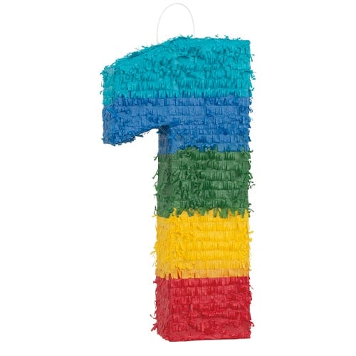 Number 1 3D Standard Pinata 53cm Product Image