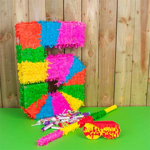 Number 5 Standard Pinata 50cm Product Gallery Image