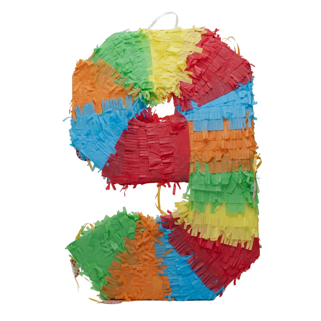 Number 9 3D Standard Pinata 49cm