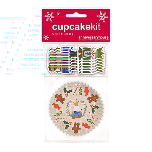 Nutcracker Christmas Cupcake Kit - Pack of 28 Product Gallery Image