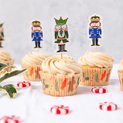 Nutcracker Christmas Cupcake Kit - Pack of 28 Product Gallery Image
