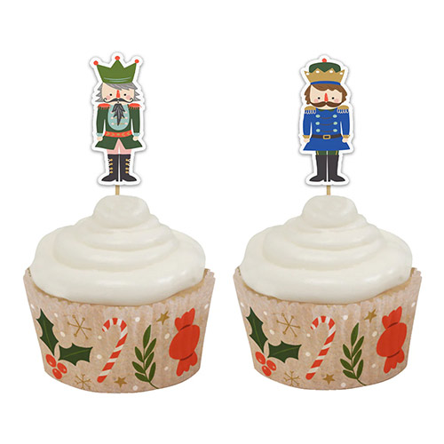 Nutcracker Christmas Cupcake Kit - Pack of 28 Product Gallery Image