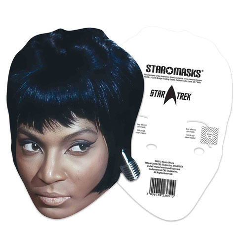 Nyota Uhura Star Trek Nichelle Nichols Cardboard Face Mask Product Gallery Image