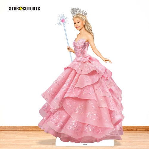 Official Universal Pictures Glinda Wicked Pink Witch Lifesize Cardboard Cutout 150cm Product Gallery Image