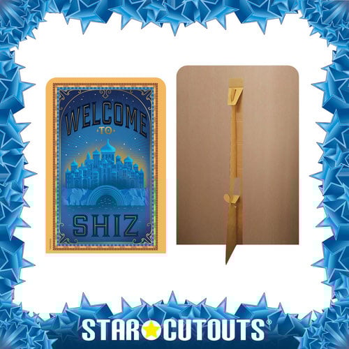 Official Universal Pictures Wicked Welcome To Shiz Single Backdrop Cardboard Cutout 185cm Product Gallery Image