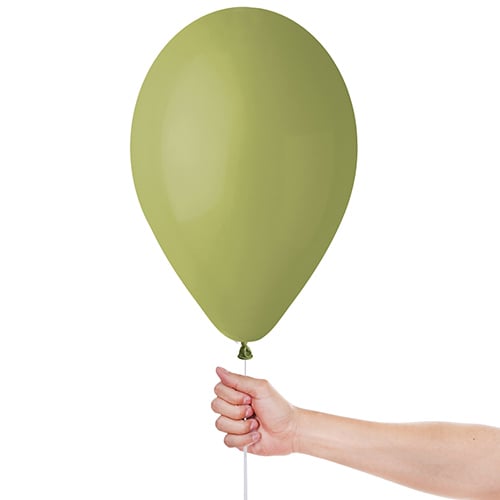 Olive Green Bio Latex Balloons 33cm / 13 in - Pack of 10 Product Gallery Image