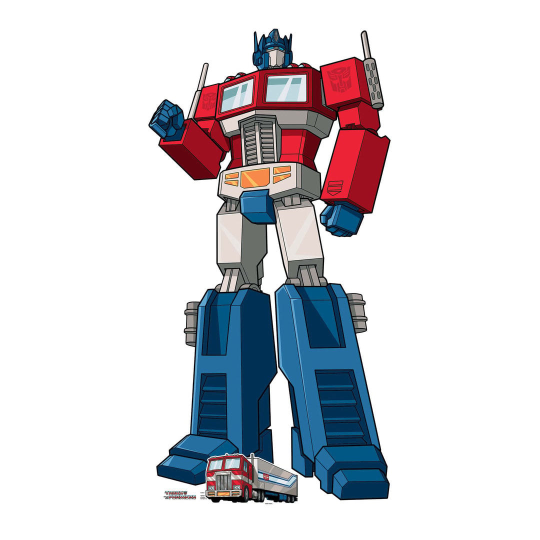 Optimus Prime Transformers Animation Lifesize Cardboard Cutout 191cm