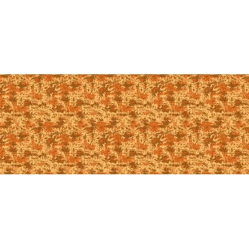 Orange Camouflage Design Medium Personalised Banner - 6ft x 2.25ft