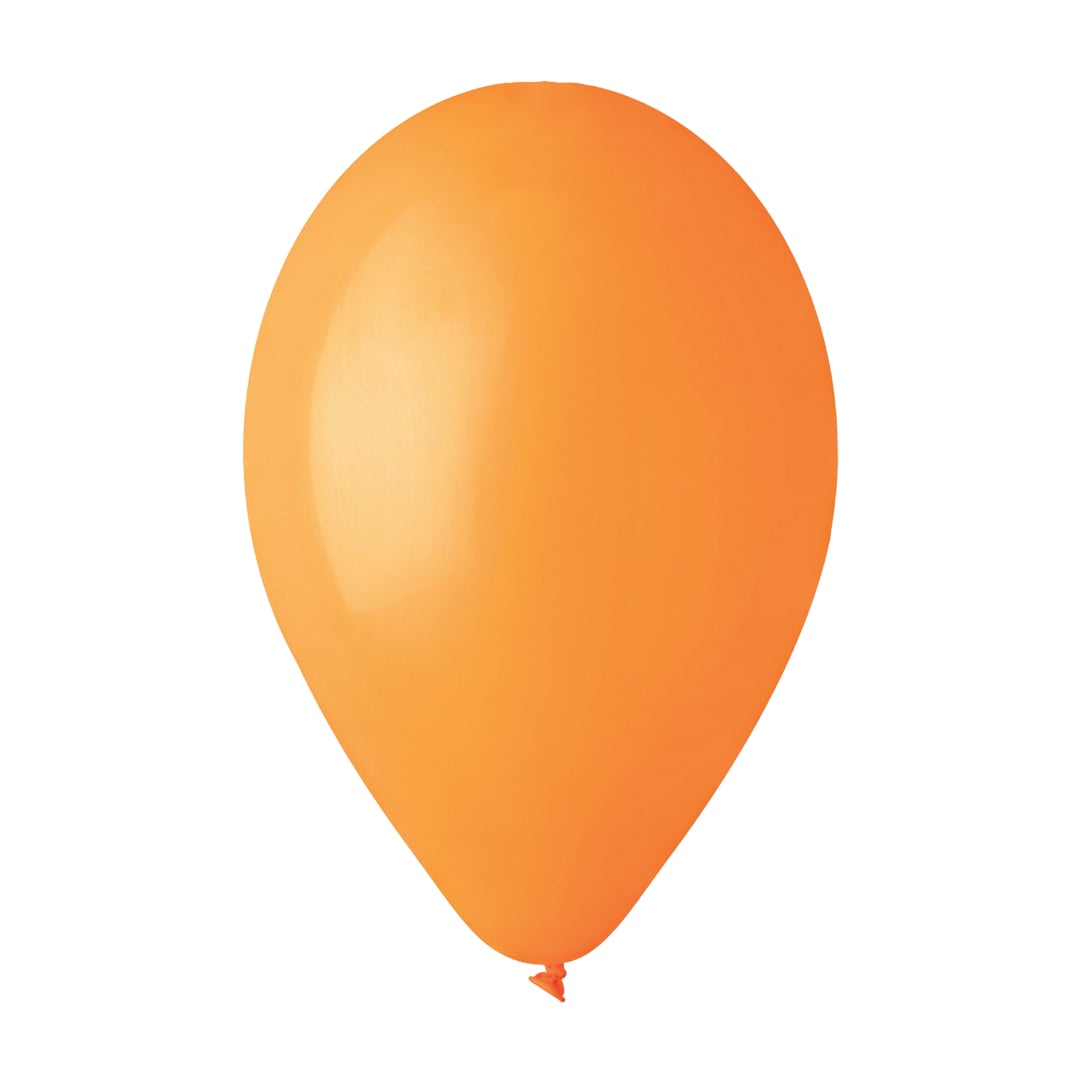Orange Latex Balloon 23cm / 9 in - Single