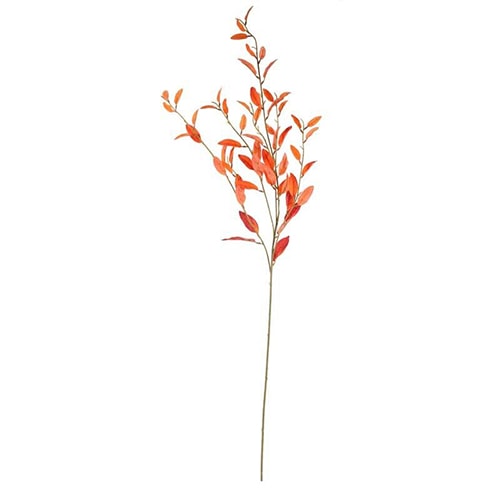 Orange Privet Leaf Spray Decoration 100cm Product Image