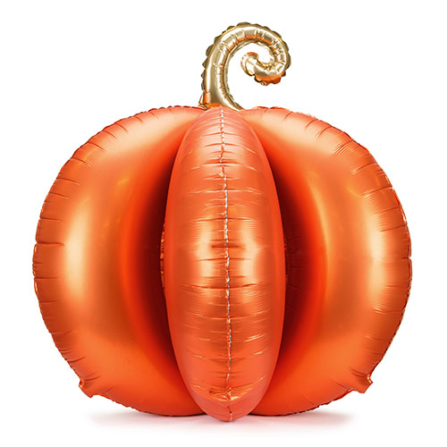 Orange Pumpkin Halloween 3D Standing Giant Air Fill Foil Balloon 90cm / 35.4 in Product Gallery Image
