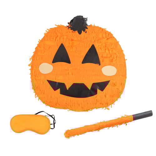 Orange Pumpkin Halloween Standard Pinata Set 40cm