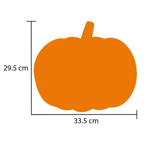 Orange Pumpkin Shaped Acrylic Halloween Grazing Board 33.5cm Product Gallery Image