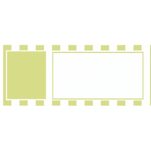 Pale Green Stripes Design Small Personalised Banner - 4ft x 2ft