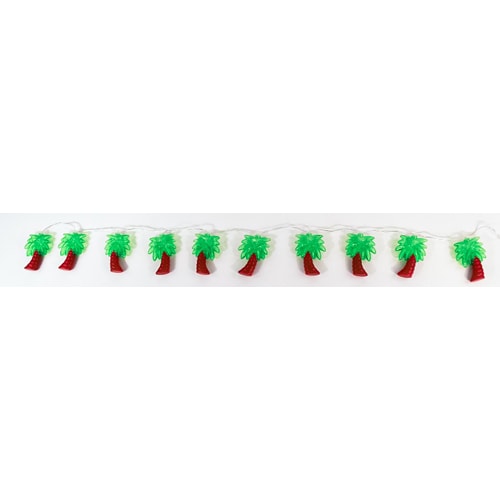 Palm Tree Battery Operated Led Lights String Decoration 140cm Product Image