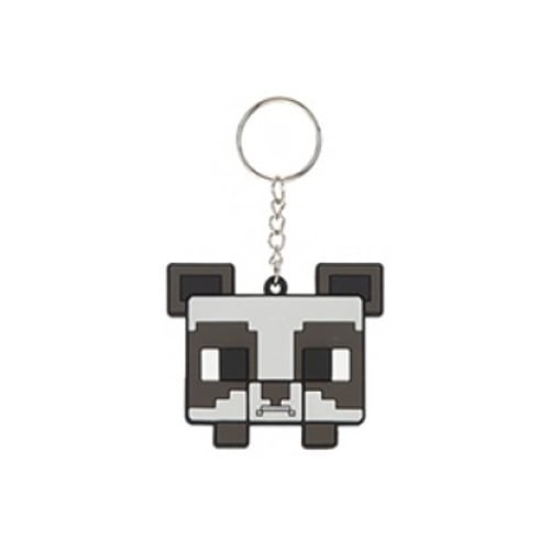 Panda Minecraft 2D Soft PVC Keyring Product Image