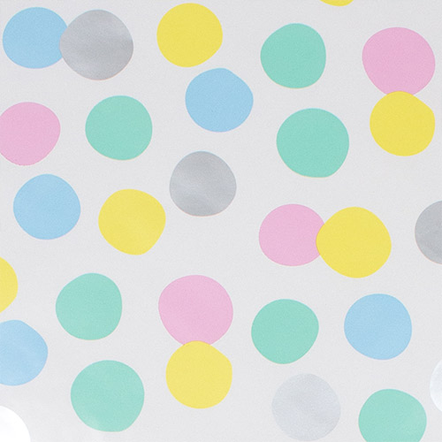 Pastel Dots Gift Wrapping Paper Roll 3m Product Gallery Image