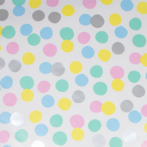 Pastel Dots Gift Wrapping Paper Roll 3m Product Gallery Image
