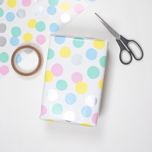 Pastel Dots Gift Wrapping Paper Roll 3m Product Gallery Image