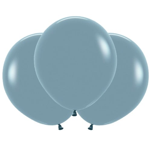 Pastel Dusk Blue Biodegradable Latex Balloons 45cm / 18 in - Pack of 25 Product Image