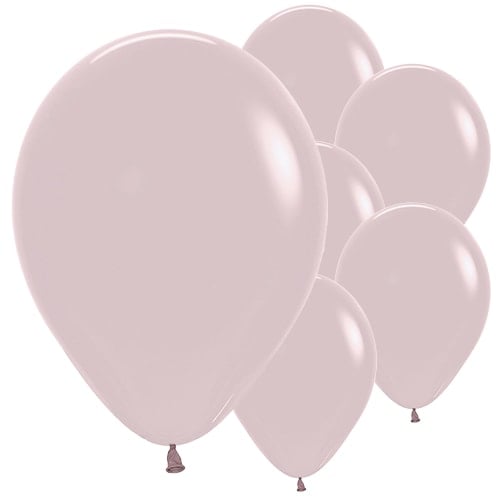 Pastel Dusk Rose Pink Biodegradable Latex Balloons 30cm / 12 in - Pack of 50