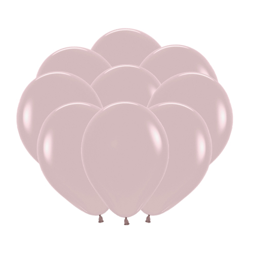 Pastel Dusk Rose Sempertex Biodegradable Latex Balloons 23cm / 9 in - Pack of 50 Product Gallery Image