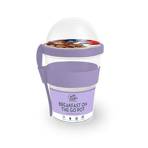 Pastel Lilac Breakfast On The Go Pot Product Image