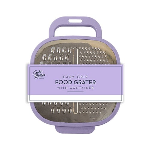 Pastel Lilac Easy Grip Grater with Container Product Image