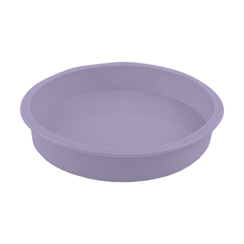 Pastel Lilac Silicone Round Non-Stick Baking Tray 18cm Product Image