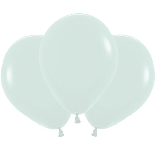 Pastel Matte Green Biodegradable Latex Balloons 45cm / 18 in - Pack of 25 Product Image