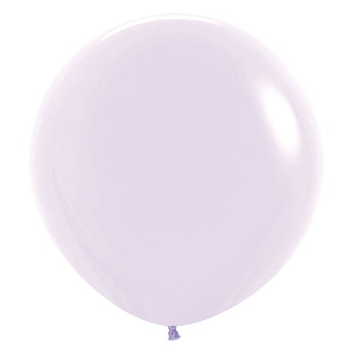 Pastel Matte Lilac Biodegradable Jumbo Latex Balloons 61cm / 24 in - Pack of 3 Product Image