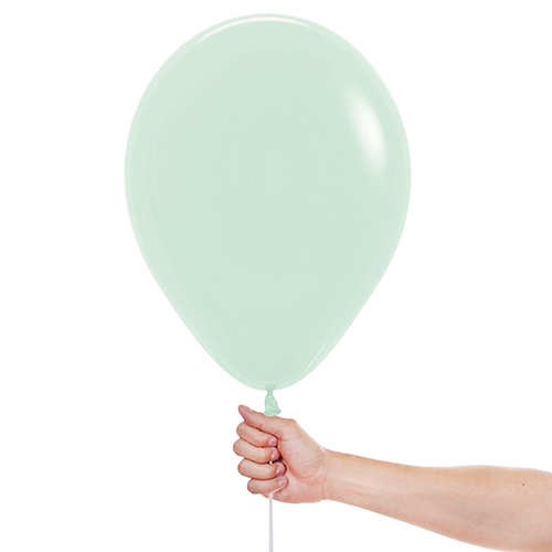 Pastel Matte Mint Green Sempertex Biodegradable Latex Balloons 30cm / 12 in - Pack of 50 Product Gallery Image