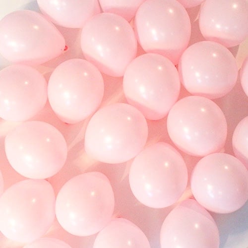 Pastel Matte Pink Biodegradable Mini Latex Balloons 13cm / 5 in – Pack ...