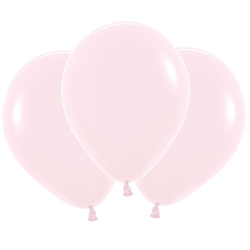 Pastel Matte Solid Pink Biodegradable Latex Balloons 45cm / 18 in - Pack of 25 Product Image