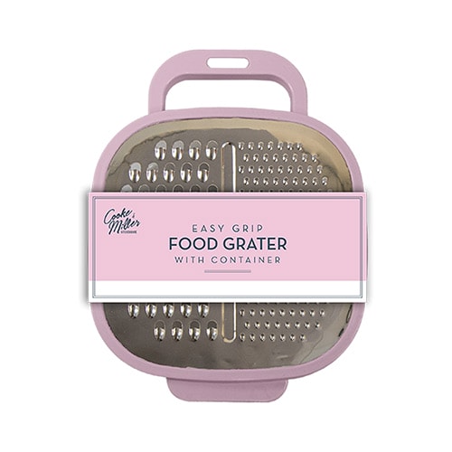 Pastel Pink Easy Grip Grater with Container Product Image