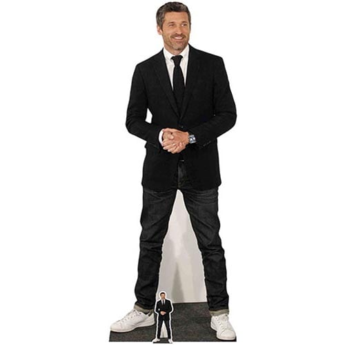 Patrick Dempsey Casual Trainers Lifesize Cardboard Cutout 181cm Product Gallery Image